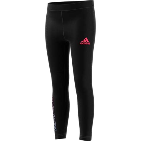 adidas tights mädchen schwarz pink|adidas youth tights.